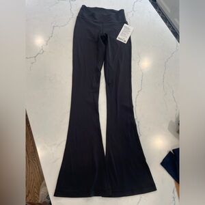 lululemon Align Asymmetrical-Waist Mini-Flare Pant 32" Black size 4 NWT